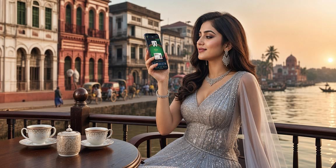 রাজশাহীর একজন খেলোয়াড় তিন পাত্তি খেলছেন